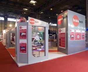One of our constructed Birmingham Exhibitions for brake tech in the NEC